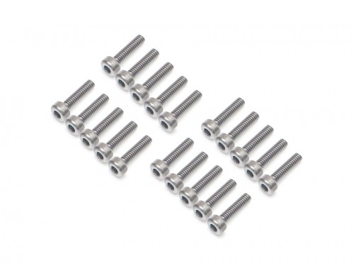 Boom Racing BRPROB-07S ProBuild M2x8mm Socket Cap Screw 12.9 Grade Screws (20)