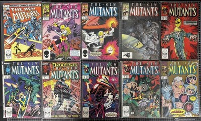 NEW MUTANTS (1982-1990) BUNDLE - 10 ISSUES (inc FIRST APPEARANCE OF CABLE)