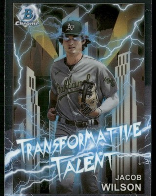 2023 Bowman Draft #TT-17 Jacob Wilson Oakland Athletics Transformative Talent