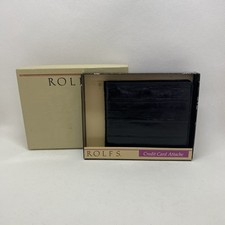 Vintage Genuine Eel Skin Leather Billfold Wallet Men's Purse Credit Card Attach