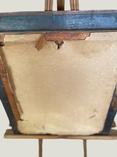 Intaglio HORSE HEAD MID CENTURY Metal Wall Art Copper & Bronze on Wood Signed - Picture 11 of 17