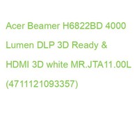 Acer Beamer H6822BD 4000 Lumen Dlp 3D Ready & Hdmi 3D White MR.JTA11.00L (471112
