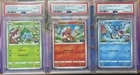 PSA 10 Bulbasaur Charmander Squirtle Pokemon GO Holo Promo 2022 Japanese Card