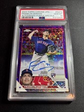 2023 Topps Chrome Franklin German Rookie Purple Speckle Refractor /299 PSA 10