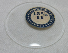 THICK GLASS POCKET WATCH CRYSTAL SIZE 15 8/16 WATCHMAKER REPLACEMENT PART i15