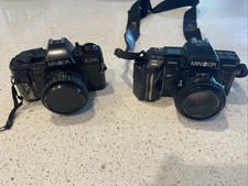 Minolta Camera Lot 7000 AF Maxxum X-370N Maxxum Strap Untested