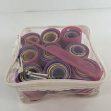 Hair Curler Roller Set Plastic Mixed Color Size Beauty School Cosmetology