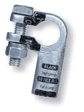 Battery Terminal Top Post Left Elbow - 2/0 Positive