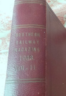 Southern Railway Magazine Bound Volume 480 pages 1933