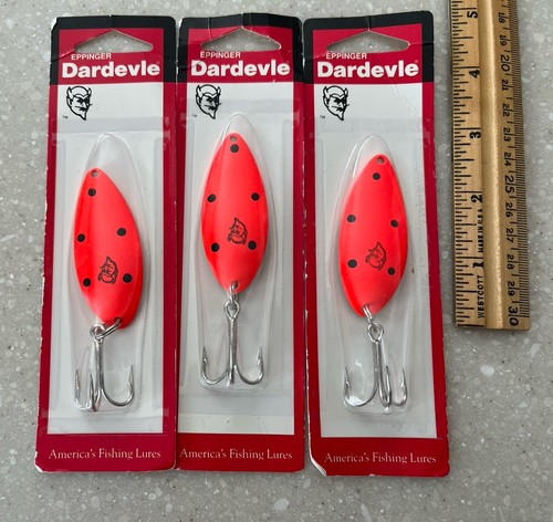 dardevle lure fishing tips Eppinger 1oz Spoon record fish have been caught on Eppinger lures than on all the knock Dardevle Lil Devle Spoon-Black/White