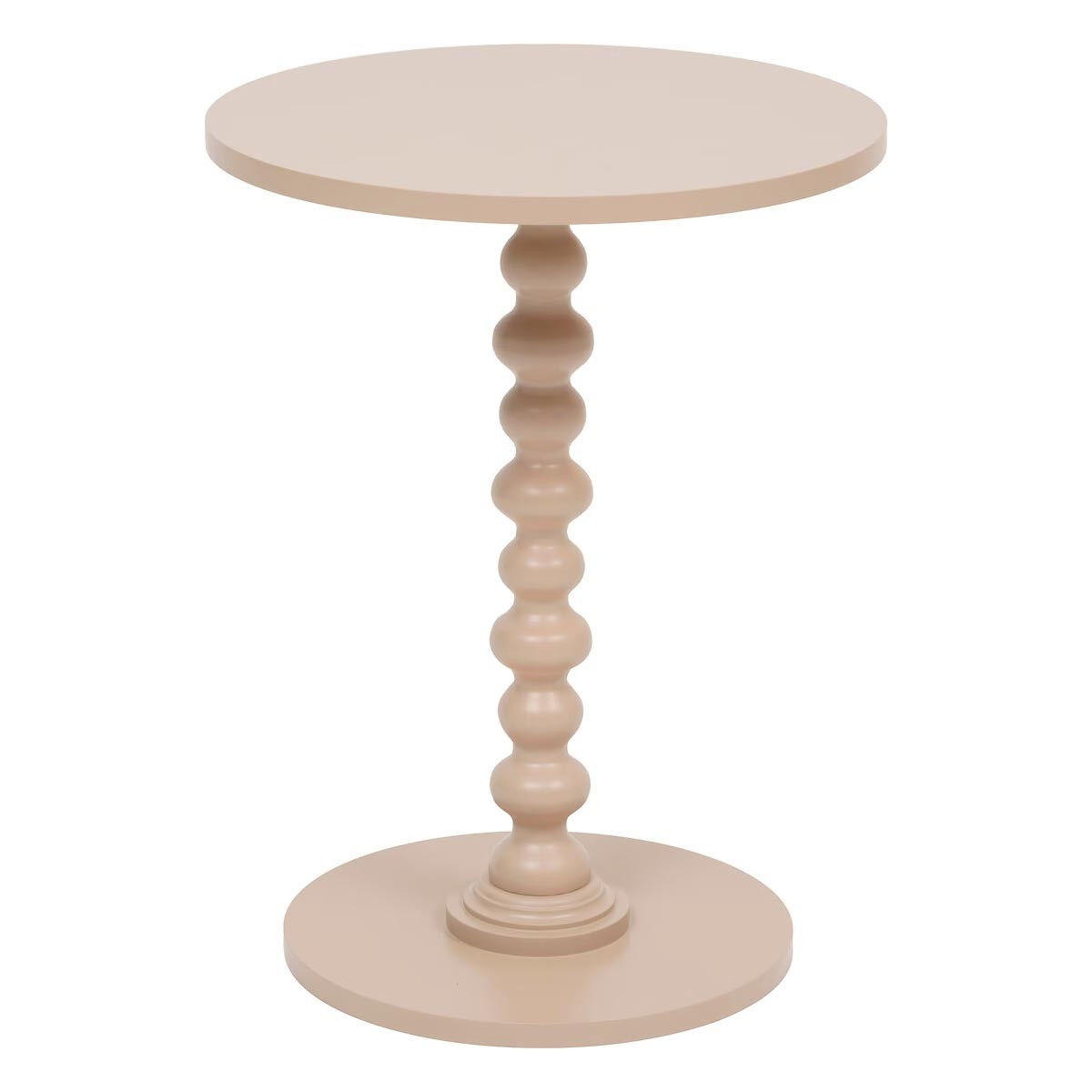 Table d'appoint ronde Alix de 50cm noisette petit bout de canapé en bois