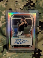 2021 Panini Prizm Draft Picks Autographs R.J. Dabovich #AU-RD (AUTO RC)