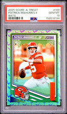 2025 Panini Score-A-Treat Patrick Mahomes II #100 Bats /399 PSA 10 - Pop 2