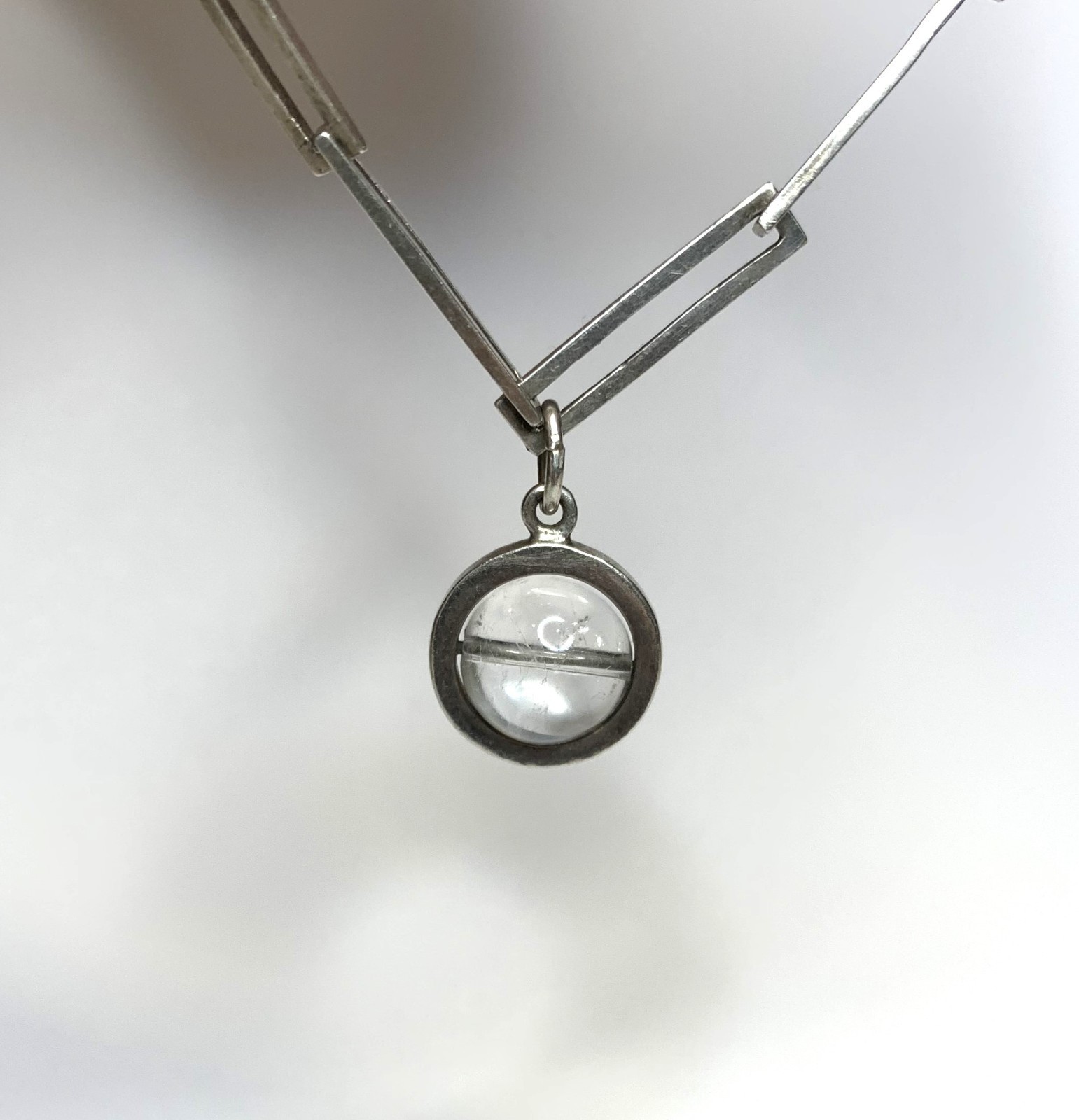 Hilary Druxman Sterling Silver Rectangular Link B… - image 2