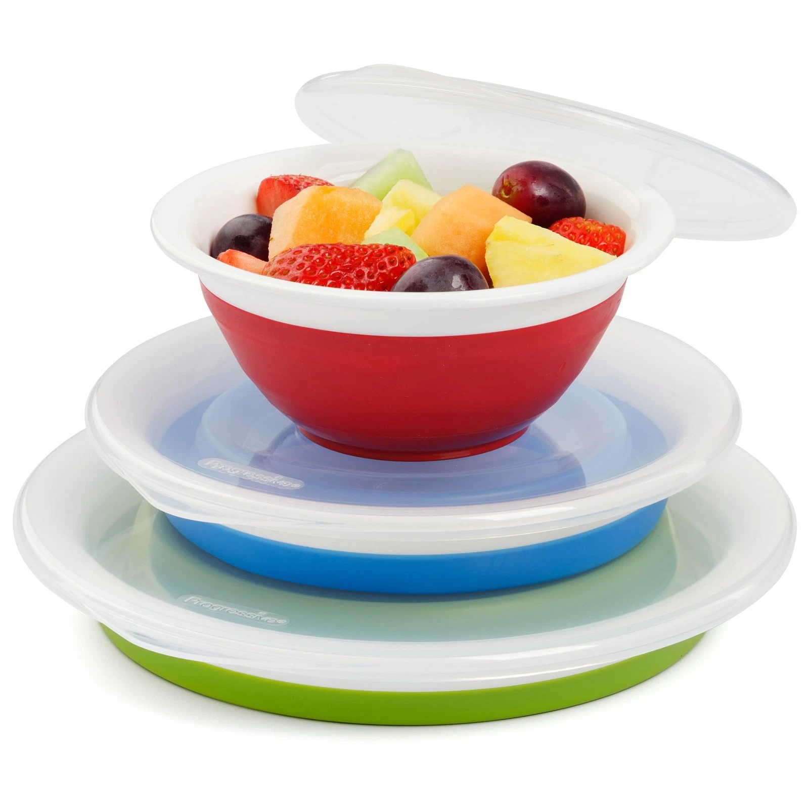 Progressive Prepworks Thinstore Collapsible Prep/Storage Bowls with Lids
