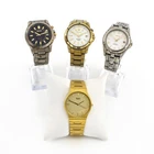 Vintage Seiko Quartz Kinetic Date 6-7.5IN Mens Wristwatch Lot of 4 #WB4140-2