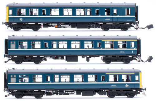 Heljan 1454 Klasse 104 3 Wagen DMU M50472/M59180/M50524 BR blau Blackpool | Zustand: New
