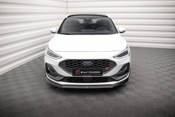 Maxton Design Frontlippe V.8 Passend FüR Ford Focus ST / St-Line Mk4 FL Schwarz-image