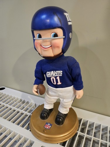 NY New York Giants Rockin Gemmy Animated Action Doll NFL Talks Moves - Picture 7 of 15