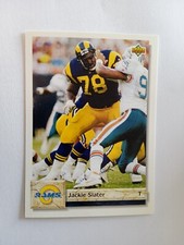 1992 FOOTBALL JACKIE SLATER UPPER DECK CARD n 536 EXCELLENT