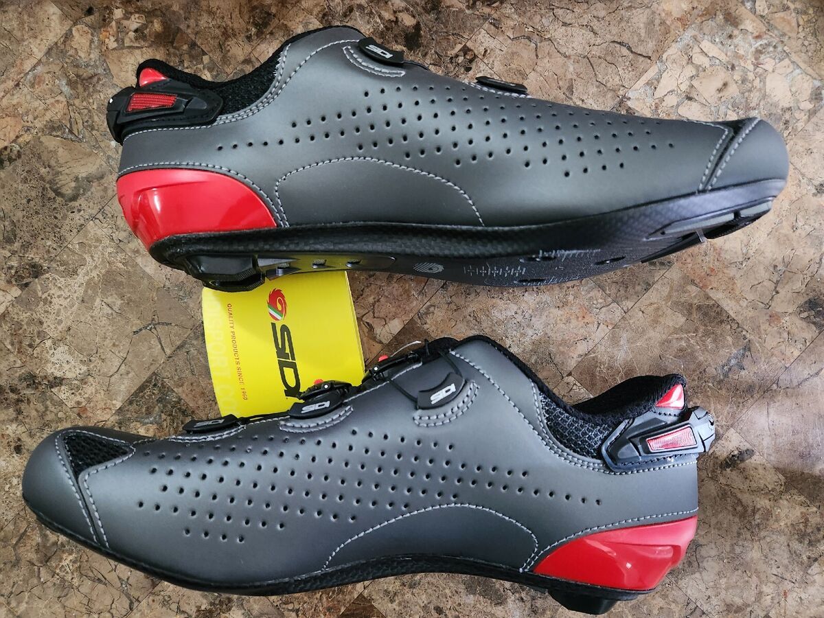 Sidi Shot 2 Road Cycling Shoes Black/Anthracite Gray Men's Sidi Shot 2 Road Cycling Shoes Black/Anthracite Gray Men's
