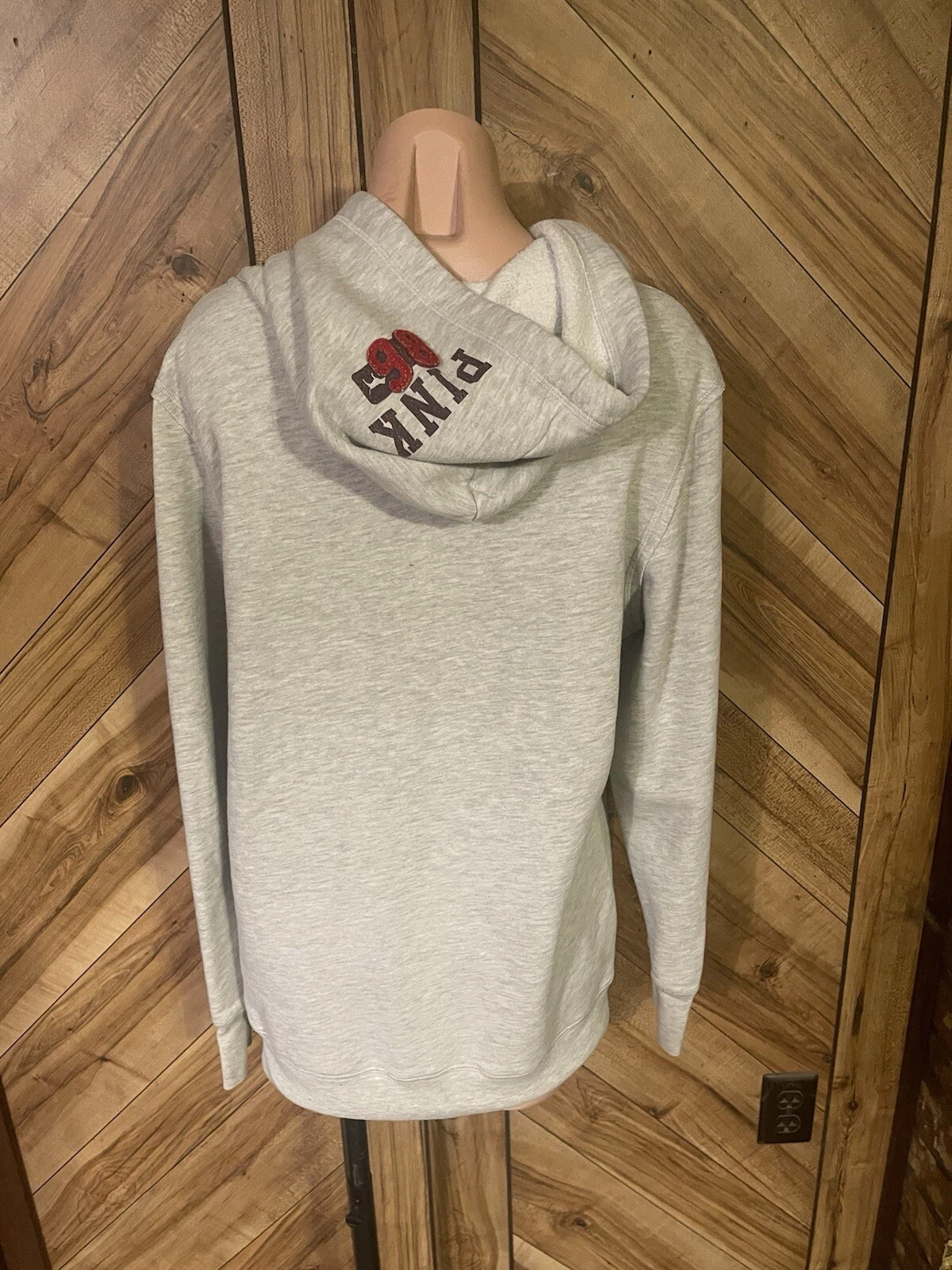 UNDERCOVER Felpa con cappuccio lunga VS PINK Love Pink Just Visiting taglia media