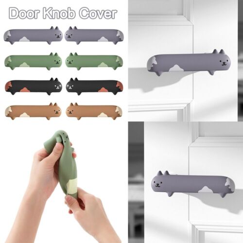 Anti-collision Door Handle Cover Cat Shape Baby Safety Sleeve Protector  Home - Picture 1 of 15