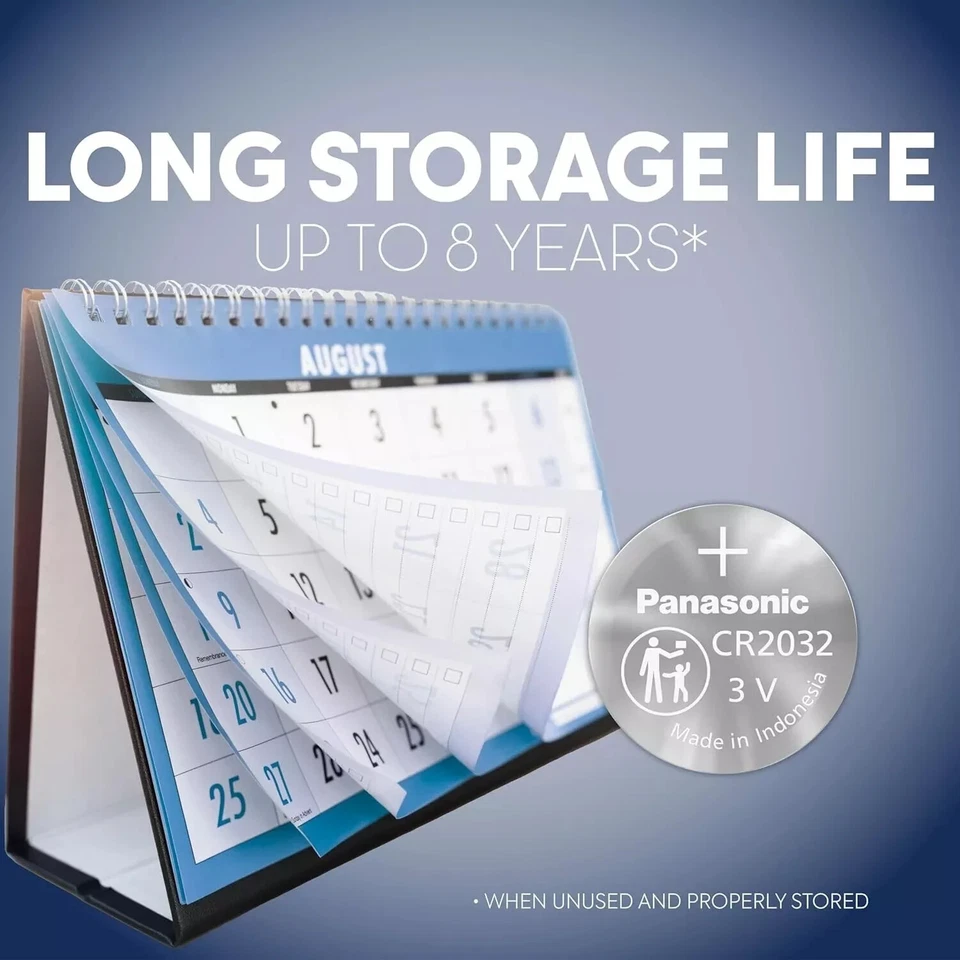 LOTE 10-100 Panasonic BATERIA DE LÍTIO 3V CR2032 2032 BR2032 DL2032 célula botão - Imagem 4 de 4