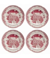 Johnson Brothers TWAS THE NIGHT BEFORE CHRISTMAS Dinner Plates SET/4  - NEW/BOX!