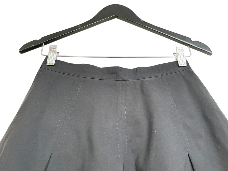 Falda Corta Tenis Vintage Y2K 00s Le Coq Sportif Plisada Mini Negra EE. UU. 6 Seis Foto 4 de 4