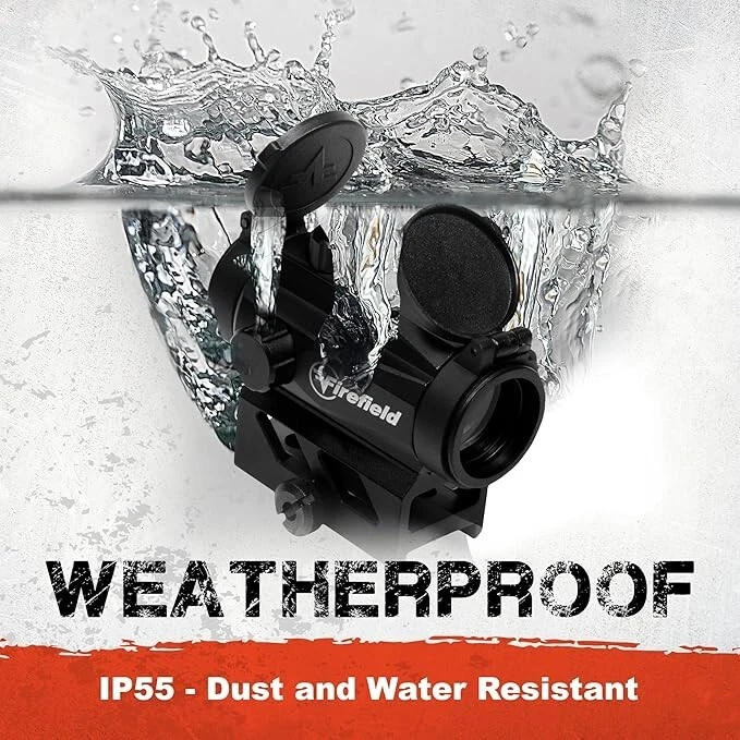 Mira de punto compacta Firefield Impulse 1x22 ROJA Y VERDE con láser rojo FF26029 Foto 4 de 4