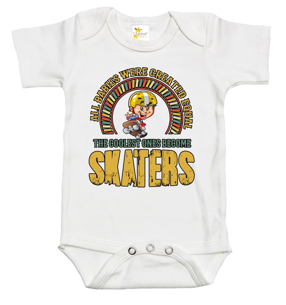 Baby Bodysuit The Coolest Become Skaters Baby Clothes for Infant