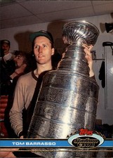 1991-92 Stadium Club #155 Tom Barrasso Pittsburgh Penguins