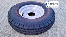 500x10 KENDA 8ply TRAILER TYRE 4 STUD 115mm PCD WHEEL-ERDE DAXARA HALFORDS 500kg