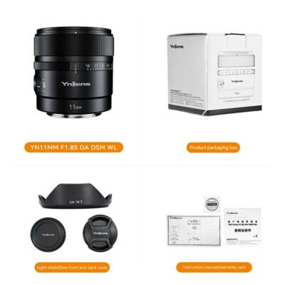 【未使用オマケ付】YONGNUO YN11mm F1.8S DA DSM WL YONGNUO YN11mm F1.8S DA DSM WL APS-C Auto focus Wide Angle Lens fr