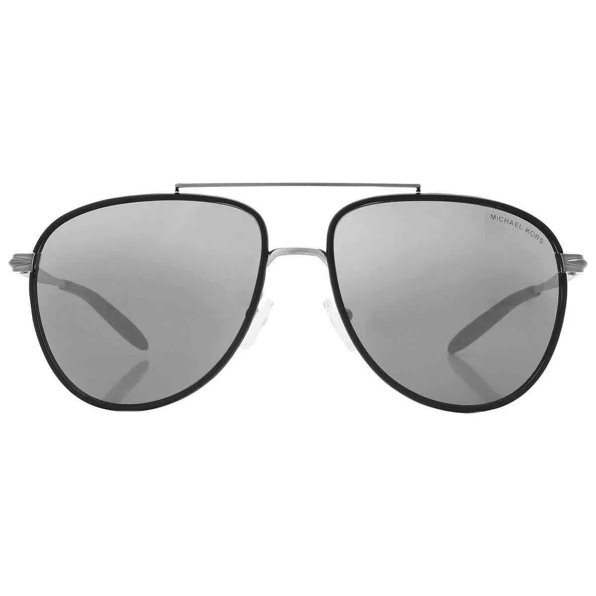 Michael Kors Saxon Mirror Grey Pilot Men s Sunglasses MK1132J 10236V 59