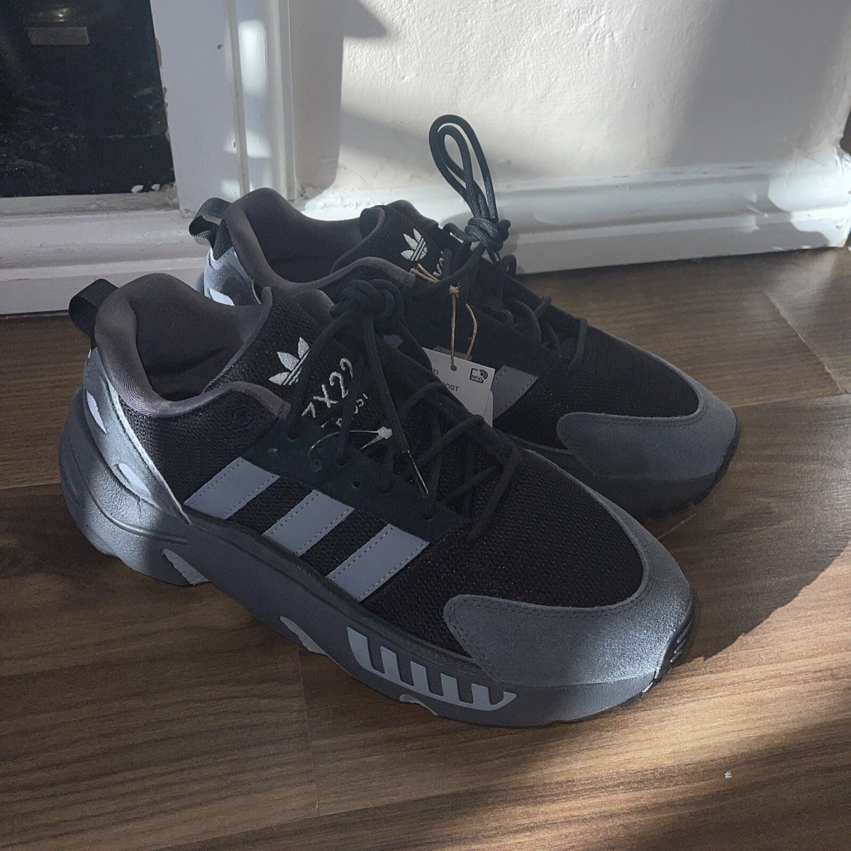 Adidas Men's ZX 22 BOOST HP2783 Trainers In Black/grey Size