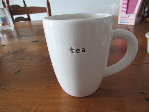 Set of 2 Pottery Barn White "Coffee House" Tea Mugs Infusers & Lids (Hv 4) - Picture 4 of 7