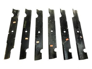 Unbranded 17-1/2" x 2-1/2" Hi-Lift Rotary Mower Blade 1230680 [Lot of 6] USED