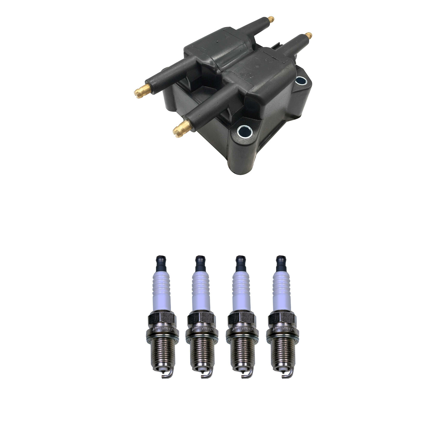 Hitachi Ignition Coil 4 Denso Platinum Spark Plugs Kit For Avenger Talon 2.0 L4