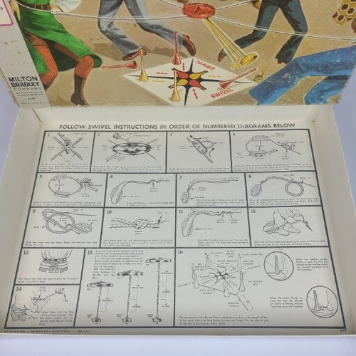 SWIVEL GAME 4240 MILTON BRADLEY 1972 Original Box COMPLETE Action Game - Picture 19 of 24