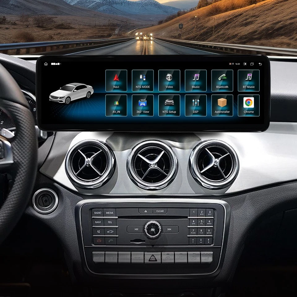 Radio de coche de 14,9" para Mercedes Benz GLA CLA clase A/B 2015-2018 GPS estéreo actualización Foto 4 de 4