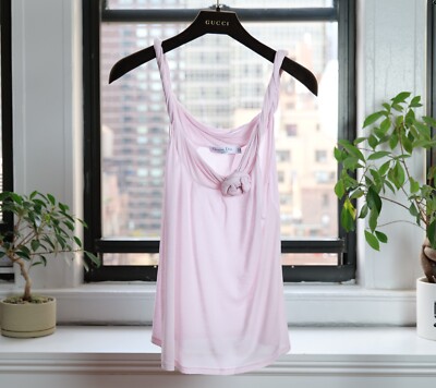 Christian Dior Light Pink Knot Top, Pre-Owned (Size IT44, US8)