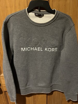 Michael Kors Logo Men's Fleece Sweatshirt Size Large