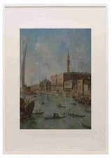 Francesco Guardi Venice The Doges Palace and the Molo A3 A4 Framed Print Pictur