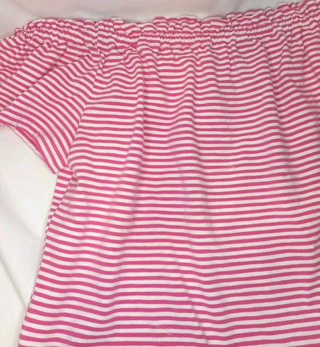 Vineyard Vines Women's XL Pink And White Striped Sun Dress - Picture 6 of 9