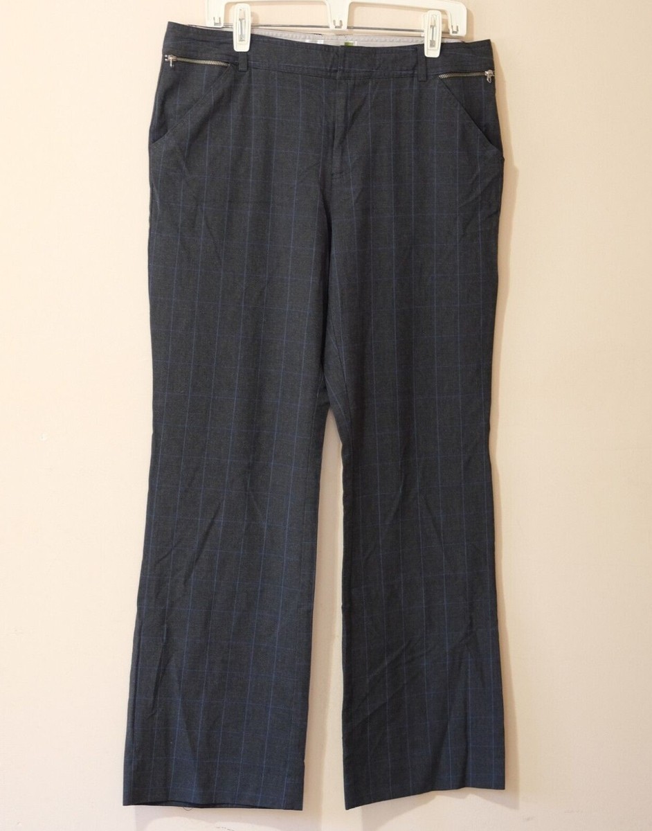 Old Navy Low Waist Women's Bootcut Grey Dress Pants Stretch Fit 36x31  #p53-60