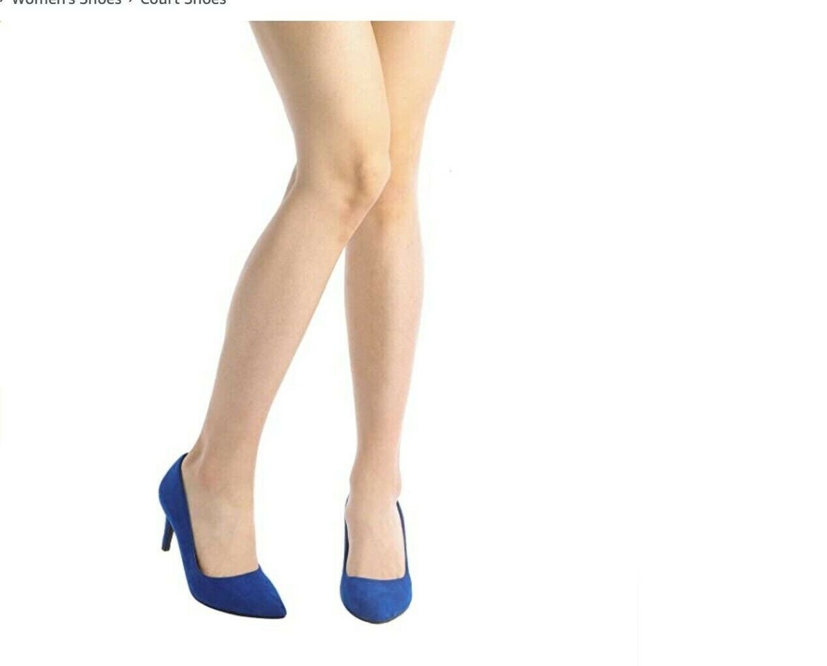 DREAM PAIRS Women's Slip-On Low Mid Heels Pointed Closed-Toe Dress