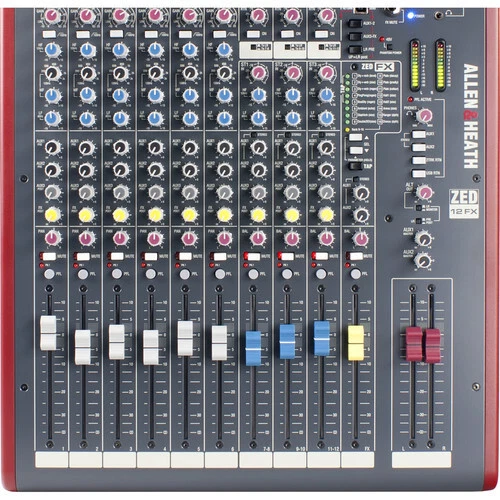 Allen and Heath ZED-12FX 12-Channel Mixer with USB & Effects - Image 3 of 4