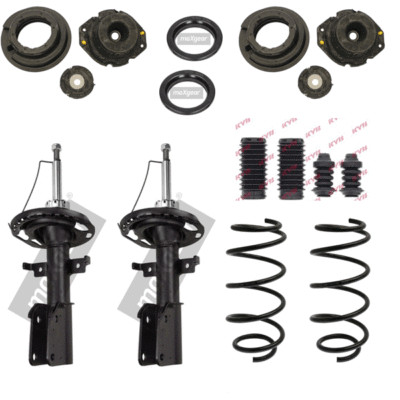 2x Stossdämpfer vorne + Feder + Domlager + Schutz + Renault Espace IV 